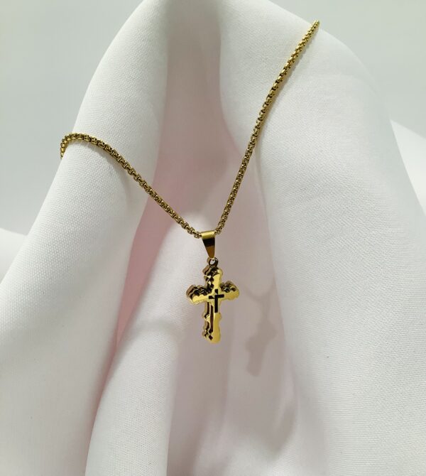 Sacred Protector Cross Necklace