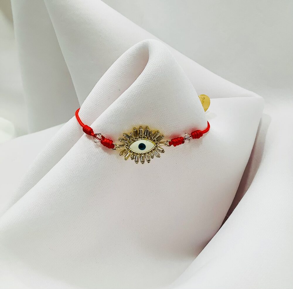 Energetic Elevation Evil Eye Adjustable Bracelet - Image 3